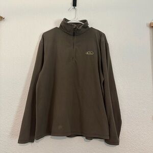 Drake Olive Quarter-Zip Pullover